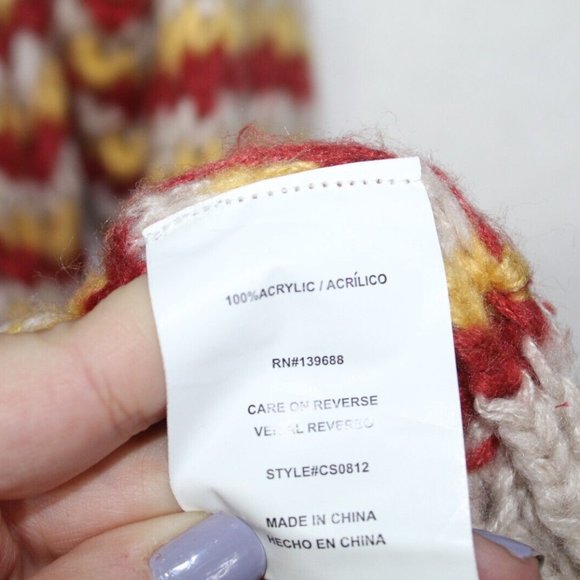 Coco and Jaimeson womens cardigan size M crochet oversized open front long cozy - Picture 6 of 10